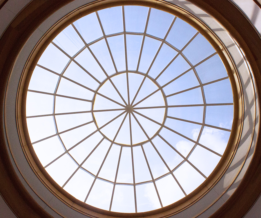 The glass ceiling in the Rodgers Library