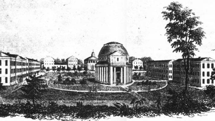 Sketch of the original campus