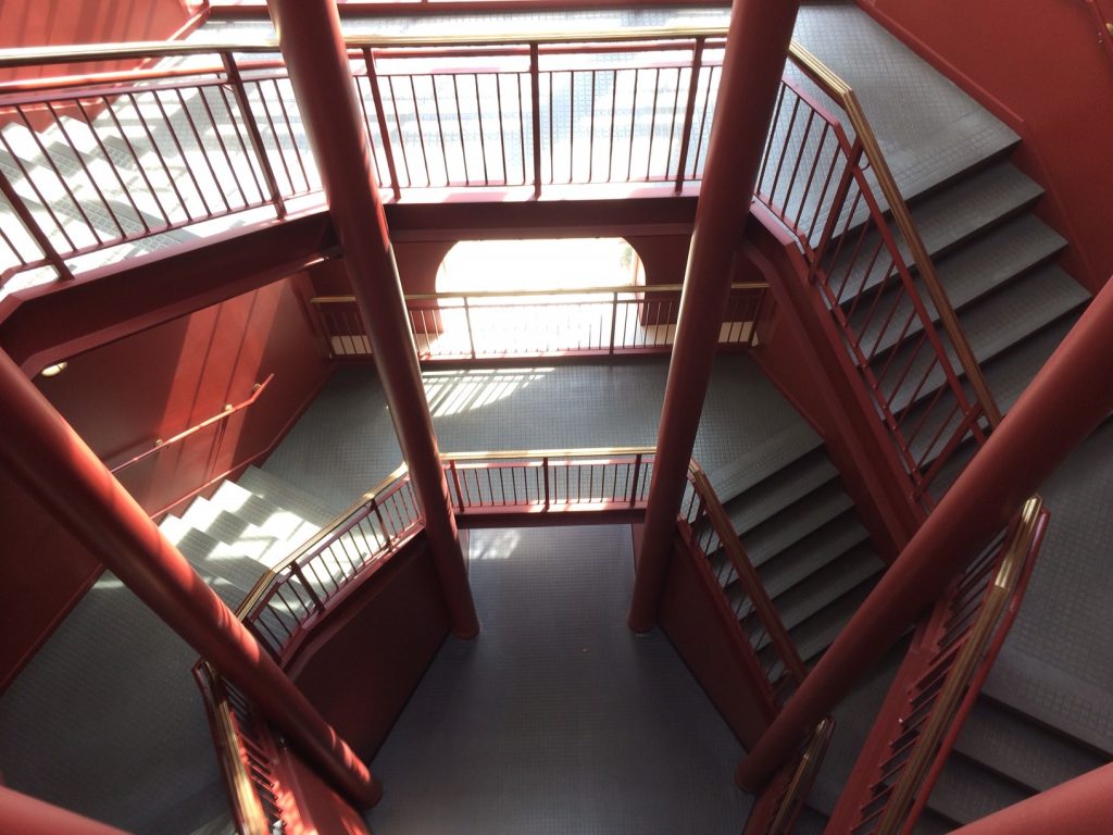 Shelby Hall staircases